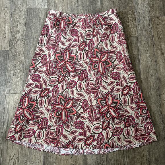 East 5th Dresses & Skirts - East 5th Sz 20W Floral Paisley Linen Blend Lined Maxi Modest Long Skirt 40x36.5